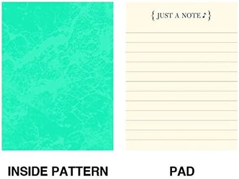 Graphique Sheet of Music Pocket Notes – Pocket Notebook with "Just a Note" Interior and Matching Sheet Music Magnetic Lid Case, 75 Full Color Pages, 3" x 4" in Saudi Arabia