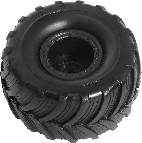 REDSPIDER 1/24 Monster Truck Wheel Rim Tires Set（4pcs） OD:52mm*27mm Hex 7mm for FCX24 SCX24 C10 JLU Deadbolt Gladiator Bronco 1/24 Crawler Car (at) in Kuwait