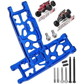 Upgrades Part for 1/5 Arrma Outcast 8S BLX/KRATON 8S BLX,2PCS Aluminum Rear Lower Arms Upgrades Parts Hop-up for 1/5 Arrma KRATON/Outcast 8S BLX,Replace ARA330590,Red (Rear Lower)