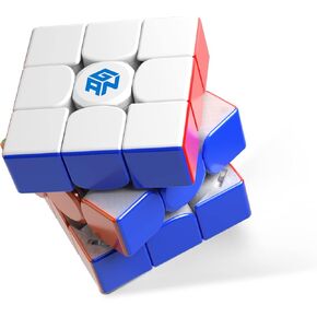 GAN 12 Maglev UV, 3x3 Stickerless Speed Cube Gans 56mm Magic Cube Puzzle Toys for Kids Teens Adults Holiday Stocking Stuffers Birthday Gifts, GAN 2021 Flagship(Primary Internal)