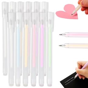 12PCS Quick Drying Color Spot Glue Pen,Quick Dry Scrapbook Glue Pen for Crafting,2024 New Quick Dry Roller Glue Pens,Easy Control Precision Glue Pen Suitable for Scrapbooking