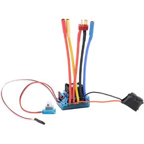 RC Car ESC, Brushless ESC, Electronic Components for 1/10 RC Car Model((80A))