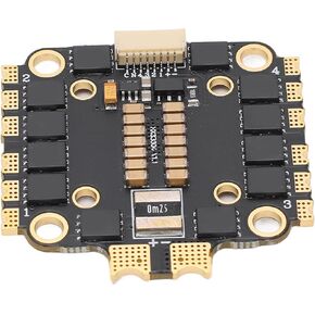 Qiilu 35A 4 in 1 Esc Drone Esc Black Hakrc 4 in 1 Esc 45A Electronic Speed Controller with Double Hole Spacing for FPV Rc Drone