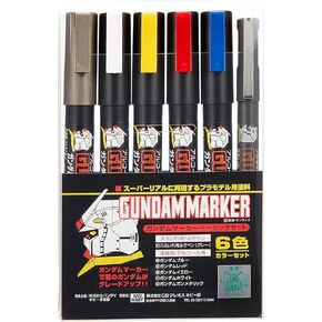 Mr. Hobby Marker Basic 6-Color Set