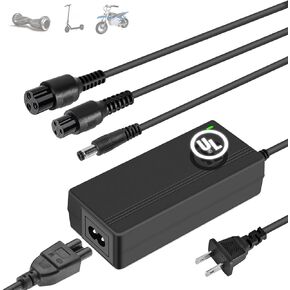 Electric Scooter Charger for Gotrax,Jetson, Razor MX350,Replacement for 24V/25.2V/25.6V/25.9V Battery Charger,UL Certified