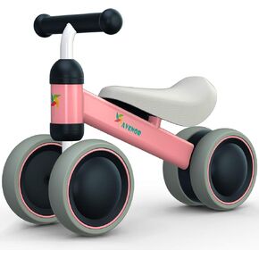 Baby Balance Bike Toys for 1 Year Old Gifts Boys Girls 10-24 Months Kids Toys Toddler Best 1st Birthday Girl Boy Gift Children Walker Baby Walker No Pedal Infant 4 Wheels Bicycle