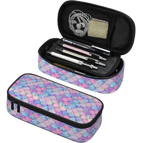 Basketball Pencil Case for Boys and Kids Cute Pen Box Pouch Large pencil bag with Double Zipper, Portable Pencil Pouch for School Office Supplies