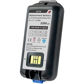 Artisan Power Replacement Battery for Intermec/Norand CK70 & CK71 Scanner | Lithium Ion | 3.7 Volt | 5200 mAh | Made in Japan Cells | Replace OEM Battery Number 318-046-001 and 1001AB01