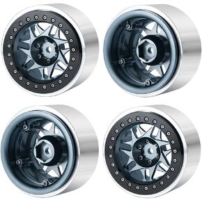 Benedict Harry 4PCS Aluminum 2.9" Beadlock Wheel Hub Rim for 1/6 TRX-6 RC Crawler Car Upgrades