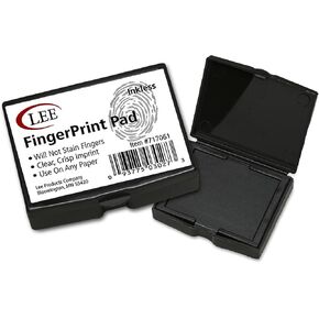 Lee Products Co. Inkless Fingerprint Pad, 12 Pack (303027)