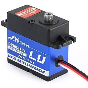 DC5821LV Full Waterproof IP67 22kg 0.16sec Metal Gear For 1/8 1/10 Scaler Buggy Crawler TRAXXAS RC4WD TRX- SCX104 D90 RC Car
