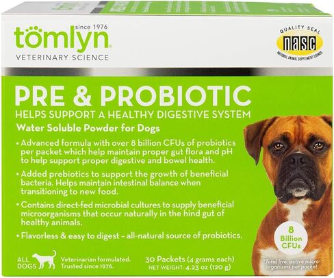 Tomlyn Pre & Probiotic Powder for Dogs, 30ct in Saudi Arabia