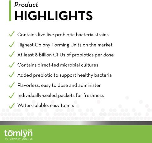 Tomlyn Pre & Probiotic Powder for Dogs, 30ct in Saudi Arabia