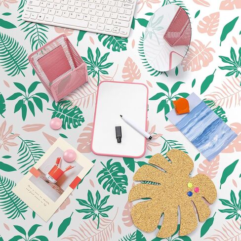 Harloon 15 Pcs Locker Decoration and Organizer Kit Tropical Locker Wallpaper Magnetic Pen Holder Magnetic Mirror Whiteboard Marker Cork Board with 3 Push Pins 3 Magnetic Clip 6 Magnets (Cactus) in Kuwait