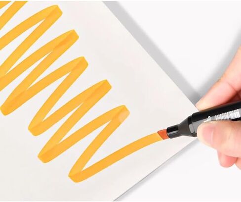 60 Colors Alcohol Brush Ink Markers,Dual Skin Tone Markers Brush Tip Permanent Sketch Markers for Adults Kids Coloring Artist Sketching Illustration Drawing Calligraph in Saudi Arabia