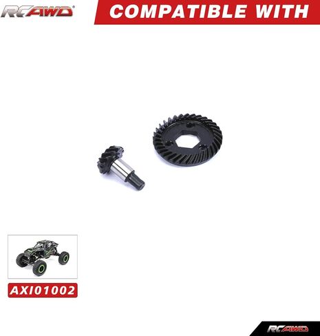 RCAWD 40CrMo4 Differential Gear 33T & Input Gear 13T for for Axial 1/18 UTB18 Capra Trail Diff Gears Upgrade Parts in Saudi Arabia