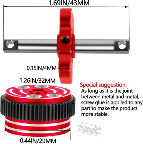 Aluminum Differential Locker Spool Diff Locker Mounts Set Upgrades Part for 1/10 Slash/Rustler/Stampede/Bandit 2WD(VXL),Sealed Differential Case Hops Up.Green in Saudi Arabia