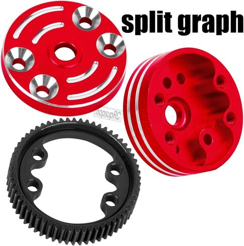 Aluminum Differential Locker Spool Diff Locker Mounts Set Upgrades Part for 1/10 Slash/Rustler/Stampede/Bandit 2WD(VXL),Sealed Differential Case Hops Up.Green in Saudi Arabia