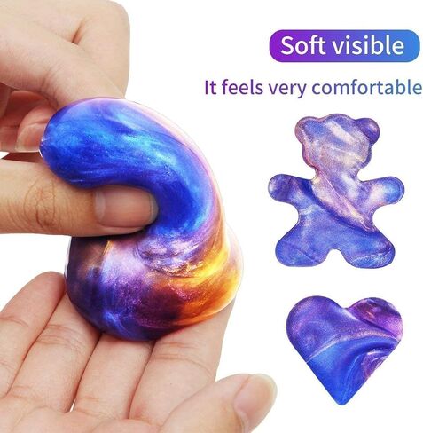 6 Pack Slime Eggs Stress Relief Toys Easter Eggs for Kids Boys Girls Teens Christmas Stocking Stuffers Gifts in Saudi Arabia