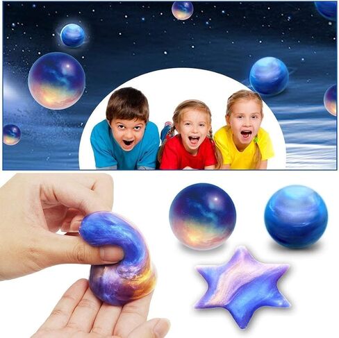 6 Pack Slime Eggs Stress Relief Toys Easter Eggs for Kids Boys Girls Teens Christmas Stocking Stuffers Gifts in Saudi Arabia