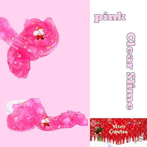 2 Pack Jelly Cube Glimmer Crunchy Slime Kit,Cute Toys and Stickers,Super Soft, Non-Sticky, Party Favors and Stress Relief Toy for Kids Education, Party Favor, Gift and Birthday in Saudi Arabia