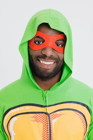 Teenage Mutant Ninja Turtles Zip Up Cosplay Costume Coverall and Masks Newborn to Adult Sizes (0-3 Months - 2XL) in Saudi Arabia