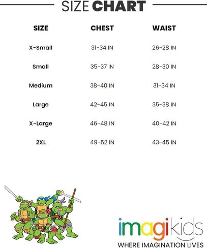 Teenage Mutant Ninja Turtles Zip Up Cosplay Costume Coverall and Masks Newborn to Adult Sizes (0-3 Months - 2XL) in Saudi Arabia