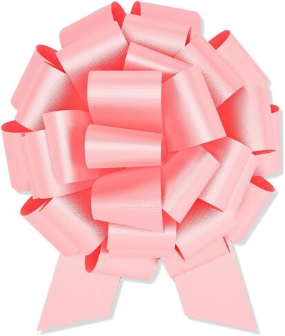 12 Inch Big Bow for Bike Metallic Pull Bow Makes Large Car Bow Perfect for Really Giant Gift Wrapping This Pull String Car Bow is Weather Resistant (Blue, 1XBow) in Kuwait