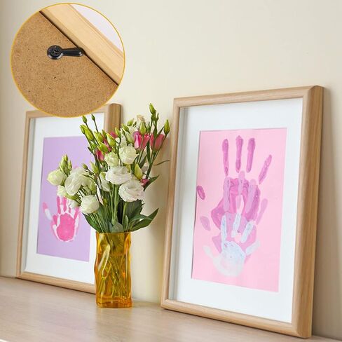 100 Pcs Frame Picture Turn Button Fasteners Set Picture Frame Backing Clips Black Hardware Backing Clips with Screws for Hanging Pictures, Photos in Saudi Arabia