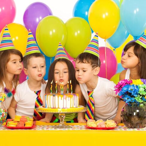 Balloon Weights, Balloons & Ribbons - Includes 12 Balloon Weights 48 Balloons 10 rolls Curling Ribbon - Playo (Red) in Saudi Arabia