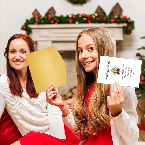 Romantic Christmas Card for Him Her, I Love You Poem Christmas Card, Merry Christmas Card for Husband Wife Boyfriend Girlfriend Fiance in Saudi Arabia
