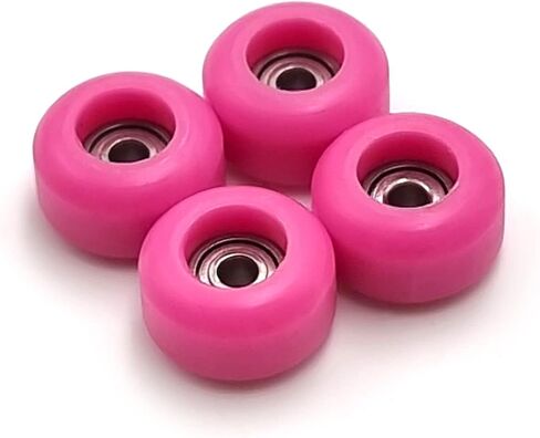 Fingerboard Bearing Wheels, CNC Polyurethane, Set of 4 Wheels, Finger Skate Wheels, Wheels (Black) in Kuwait
