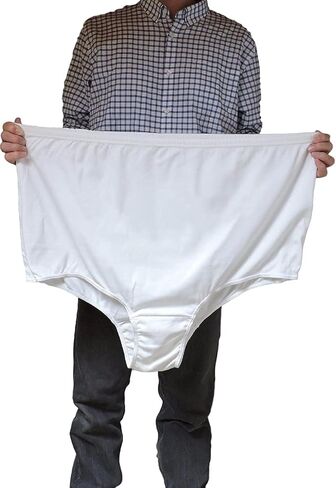 All Woman Plus Size Panties Briefs 100% Cotton With Tunnelled Waist SINGLE PAIR in Kuwait