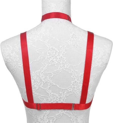 Women's Harness Bra Cupless Clubwear Elastic Strappy Cage Lingerie Girls Hollow Out Bandage Bra in Saudi Arabia