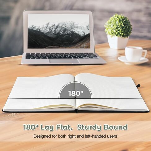 3 Pack College Ruled Notebook, A4 Hardcover Leather Notebook for Work, Lined Notebook Journal for Women, Men, 192 Thick Paper, 8.5" x 11", Large Notebook, Professional Business Notebook, Multicolor in Saudi Arabia