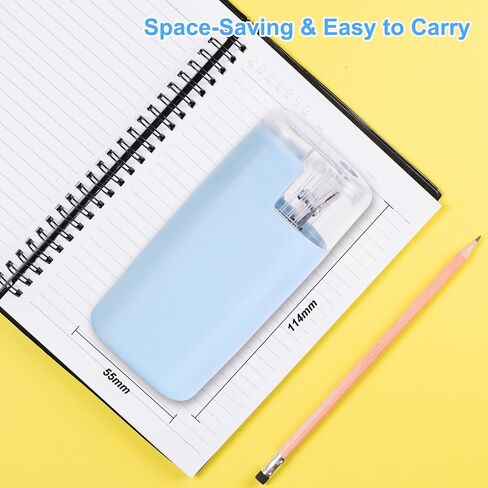 Portable Battery-Powered Electric Pencil Sharpener – Compact Design for Easy Use at Home, School, or Office – Ideal for Standard Pencils (Blue) in Kuwait