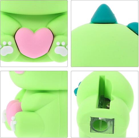 Animal Pencil Sharpener for Kids Cute Pencils Sharpener Cartoon Dinosaur Manual Pencils Sharpener for Boys Girls Graduation (Dinosaur) in Saudi Arabia