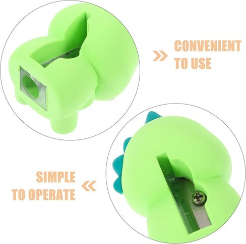 Animal Pencil Sharpener for Kids Cute Pencils Sharpener Cartoon Dinosaur Manual Pencils Sharpener for Boys Girls Graduation (Dinosaur) in Saudi Arabia