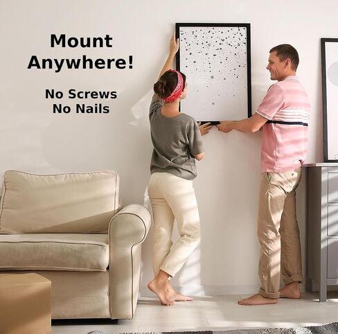 Heavy Duty Double Sided Tape for Walls & Crafts - Multi-Use Nano Tape Waterproof, Hang Pictures On Wall Without Nails, Rug Tape, Picture Hanging Strips (Thick & Wide: 1.2 in. x 120 in. x 2mm) in Saudi Arabia