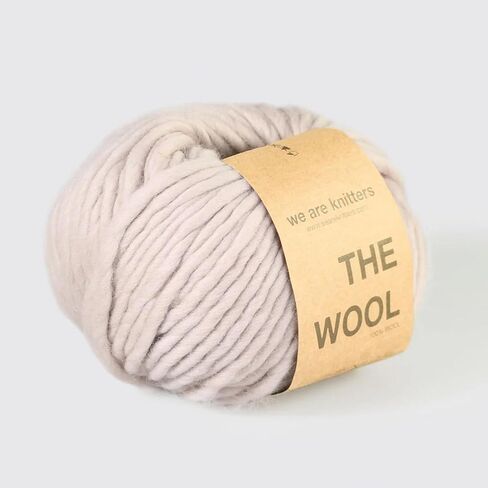 We Are Knitters - 5 عبوات من كرات غزل الصوف - 100% صوف طبيعي كبير الحجم، ناعم ومتين، مثالي لمشاريع الحياكة والكروشيه، مثالي للمبتدئين، خصلات كبيرة جدًا (رش مطلي) in Kuwait