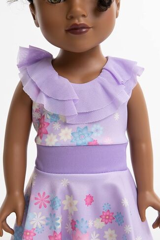 Little Adventures Twirl Princess Doll Dress - Doll Not Included - Machine Washable Child Pretend Play and Party Doll Clothes with No Glitter (Medieval Twirl) in Saudi Arabia