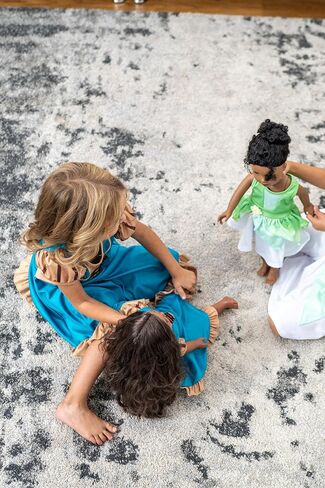 Little Adventures Twirl Princess Doll Dress - Doll Not Included - Machine Washable Child Pretend Play and Party Doll Clothes with No Glitter (Medieval Twirl) in Saudi Arabia
