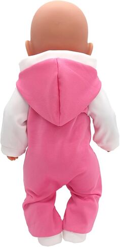 AISITE 14 inch Doll Clothes - 2 Sets Cartoon Printed Jumpsuits for 14-16 inch Baby Doll Boy and Girl in Saudi Arabia