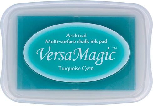 Tsukineko VersaMagic Ink Pad Beige, Wheat Large Water Based Air Drying Decorative Embossing for Thin Paper, 9.9 x 6.8 x 1.9 cm in Saudi Arabia