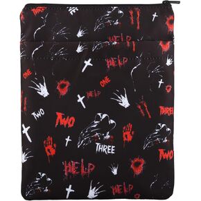 JNIAP Horror Reader Gift Halloween Book Sleeve Horror Movie Inspired Gifts Horror Book Club Gifts Horror Book Cover (Help bs)