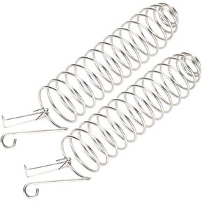 Bird Food Holder, 2Pcs Stainless Steel Parrot Hanging Vegetable Fruit Feeder Parrot Foraging Toy Hanging Basket Bird Treat Skewer