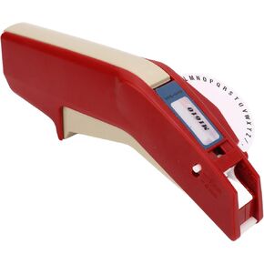 Hand Label Printer, onehand Operation Premium ABS Embossing Label Machine for Home Black
