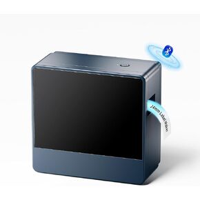 Label Maker Bluetooth Rechargeable Label Maker Machine with Tape, Portable, Auto Cutting, Connect PC & Phone, Create with BZ Label up to~1 inch（24mm）, P780BT Cube Label Maker