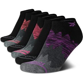 Reebok Women's Athletic Socks - Performance Low Cut Socks (6 Pack)