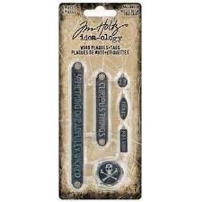 Tim Holtz 2023 Halloween Idea-Ology, Word Plaques & Tags